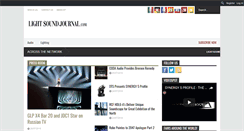Desktop Screenshot of lightsoundjournal.com