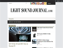 Tablet Screenshot of lightsoundjournal.com